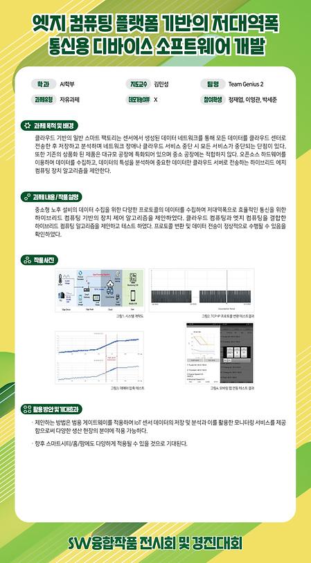 엣지 컴퓨팅 플랫폼 기반의 저대역폭 통신용 디바이스 소프트웨어 개발